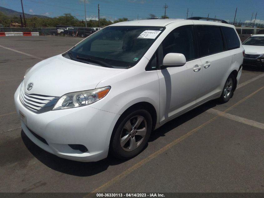 2016 TOYOTA SIENNA LE - 5TDKK3DC8GS690998