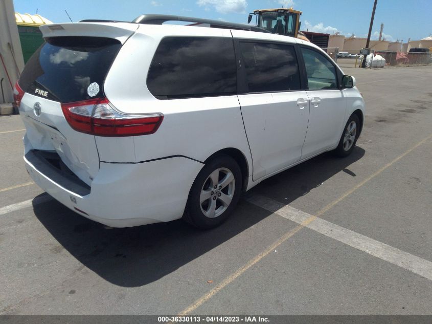 2016 TOYOTA SIENNA LE - 5TDKK3DC8GS690998