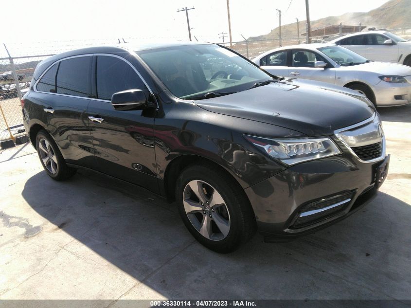2015 ACURA MDX - 5FRYD3H27FB009253