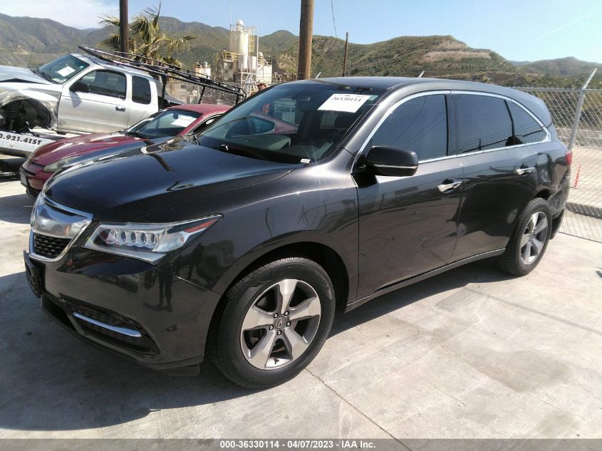 2015 ACURA MDX - 5FRYD3H27FB009253