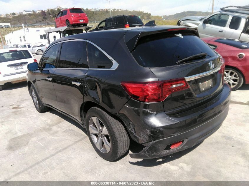 2015 ACURA MDX - 5FRYD3H27FB009253