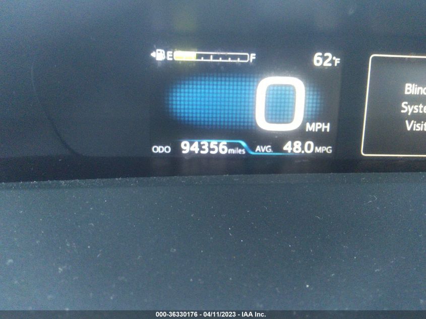 2017 TOYOTA PRIUS TWO/TWO ECO/THREE - JTDKBRFU5H3046094
