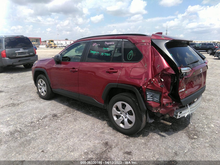 VIN 2T3H1RFV1LC081793 2020 TOYOTA RAV4 LE