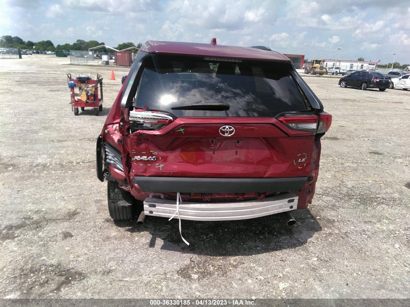 VIN 2T3H1RFV1LC081793 2020 TOYOTA RAV4 LE