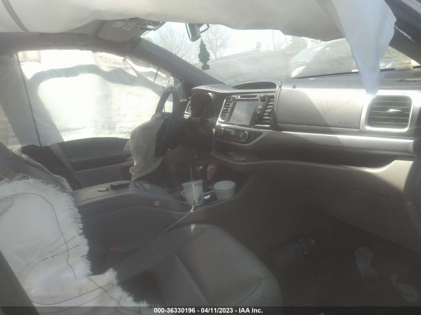 2015 TOYOTA HIGHLANDER XLE - 5TDJKRFH2FS195234