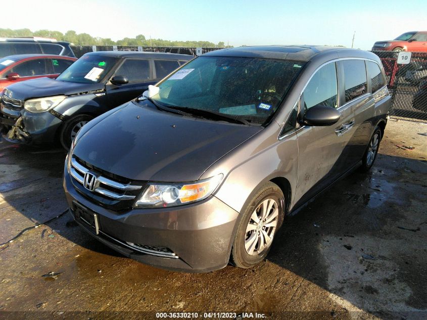 2014 HONDA ODYSSEY EX-L - 5FNRL5H66EB122536