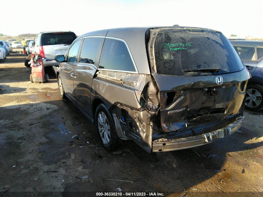 2014 HONDA ODYSSEY EX-L - 5FNRL5H66EB122536