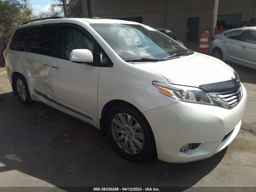 2016 TOYOTA SIENNA XLE/XLE AAS/LTD - 5TDYK3DC4GS739303