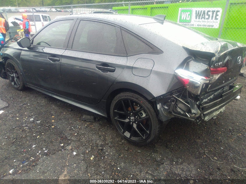 VIN 2HGFE2F57NH608791 2022 HONDA CIVIC SEDAN SPORT