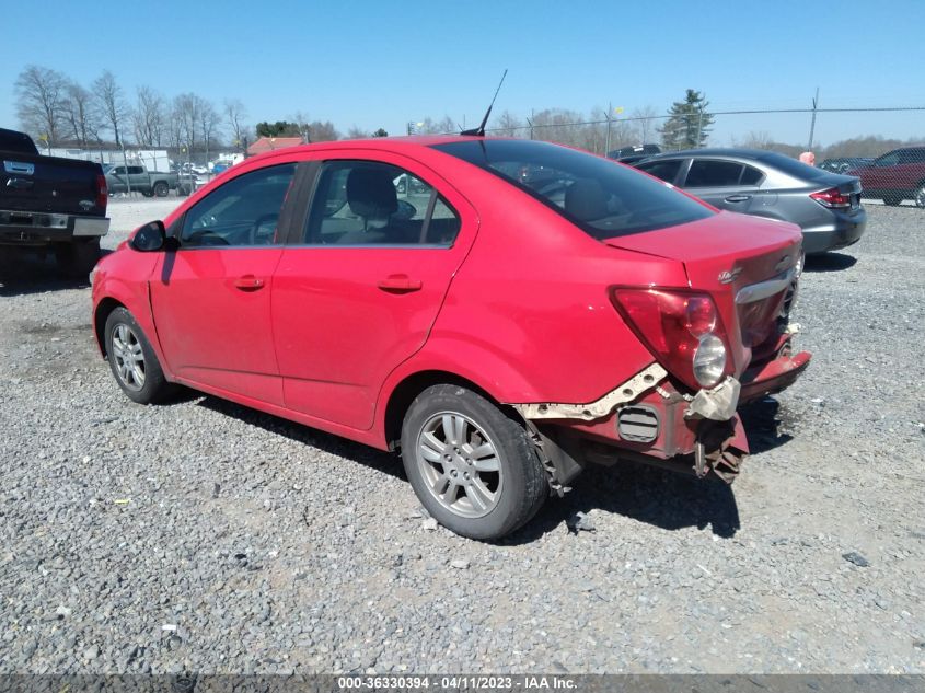 2014 CHEVROLET SONIC LT - 1G1JC5SH2E4135954
