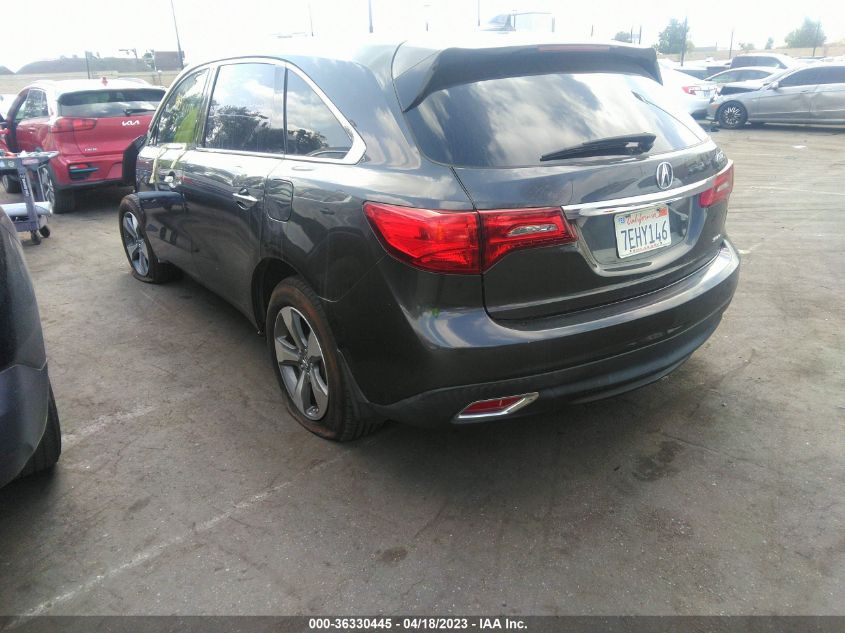 2014 ACURA MDX - 5FRYD4H25EB029487