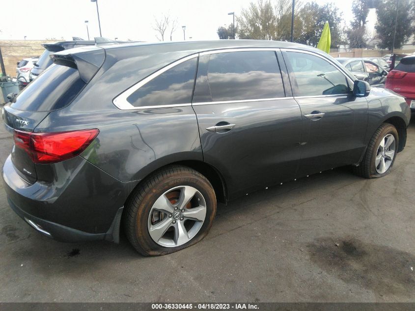 2014 ACURA MDX - 5FRYD4H25EB029487