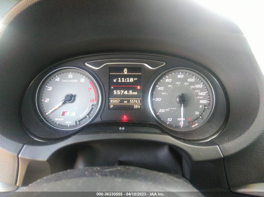 2016 AUDI S3 PREMIUM PLUS - WAUB1GFF0G1013164