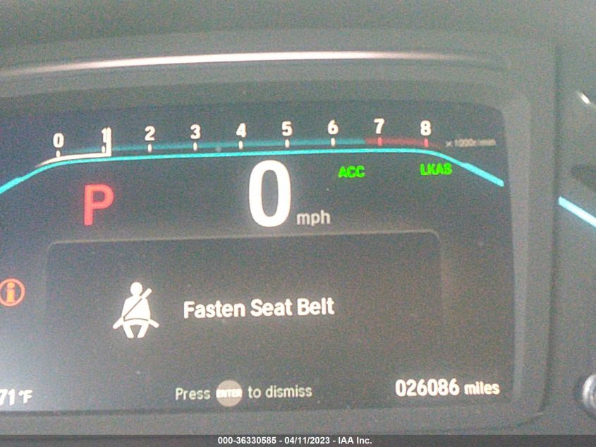 2020 HONDA ODYSSEY EX-L - 5FNRL6H77LB054520