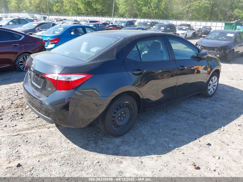 2016 TOYOTA COROLLA LE - 2T1BURHE6GC623883