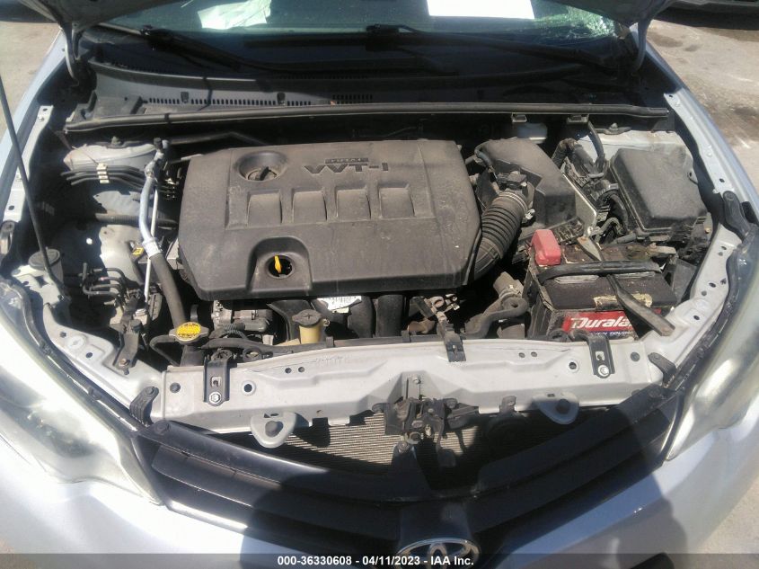2014 TOYOTA COROLLA L/LE/S/S PLUS/LE PLUS - 2T1BURHEXEC098193