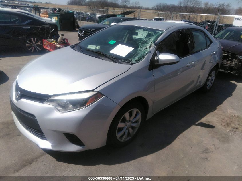 2014 TOYOTA COROLLA L/LE/S/S PLUS/LE PLUS - 2T1BURHEXEC098193