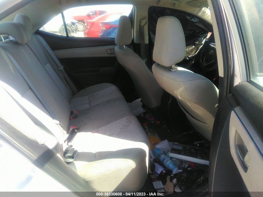 2014 TOYOTA COROLLA L/LE/S/S PLUS/LE PLUS - 2T1BURHEXEC098193