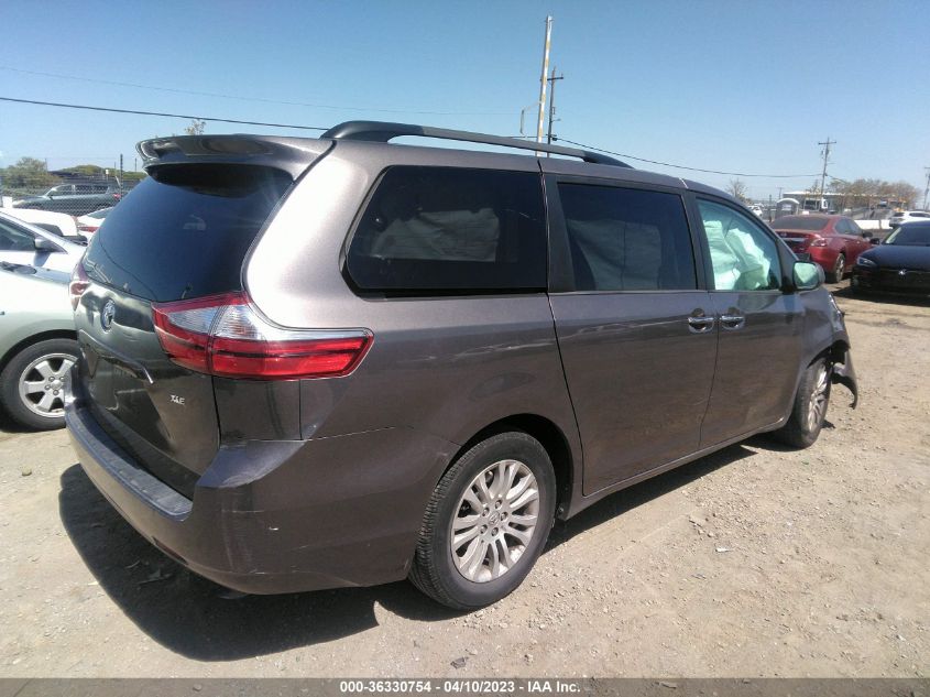 2016 TOYOTA SIENNA XLE/XLE AAS/LTD - 5TDYK3DC5GS692797