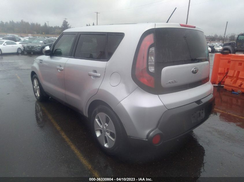 2015 KIA SOUL BASE - KNDJN2A20F7779224