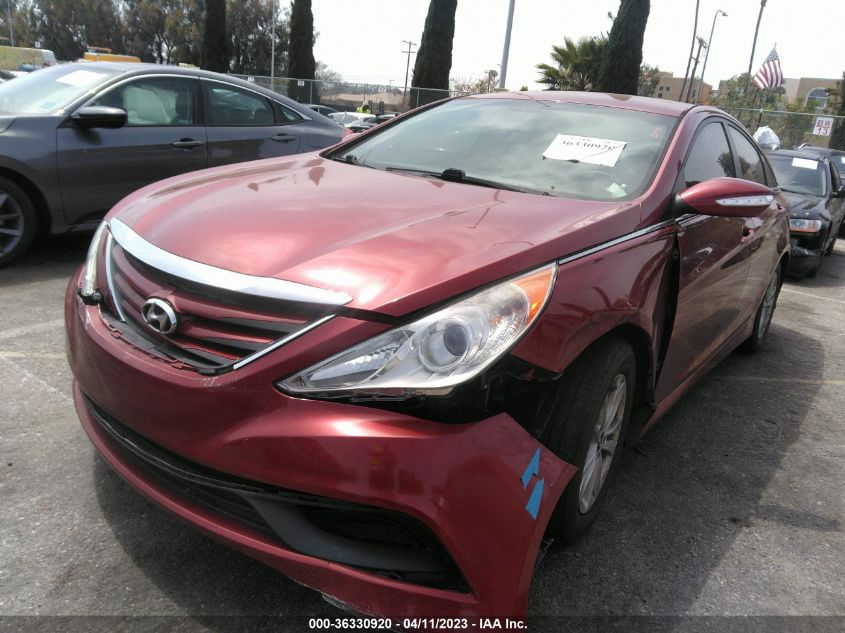 2014 HYUNDAI SONATA GLS - 5NPEB4AC0EH946612