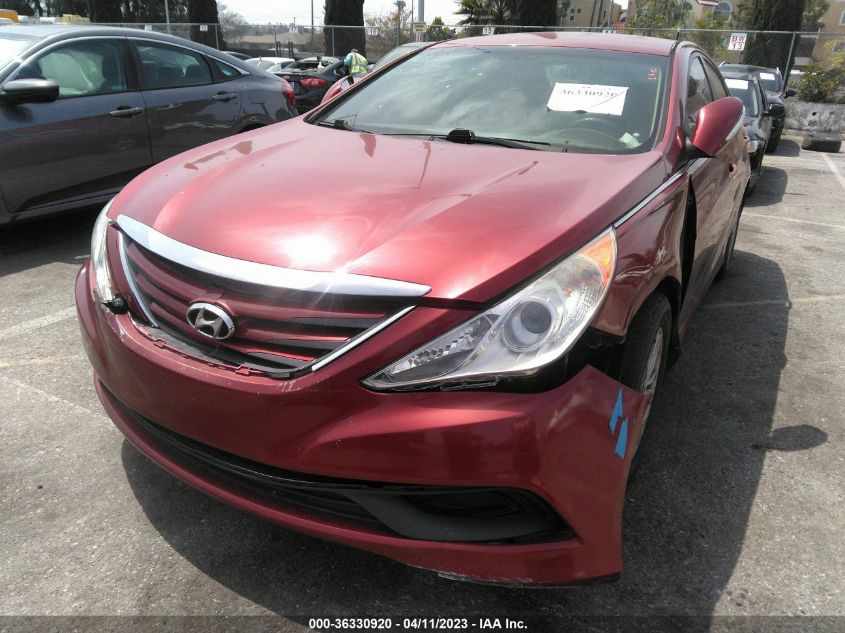 2014 HYUNDAI SONATA GLS - 5NPEB4AC0EH946612