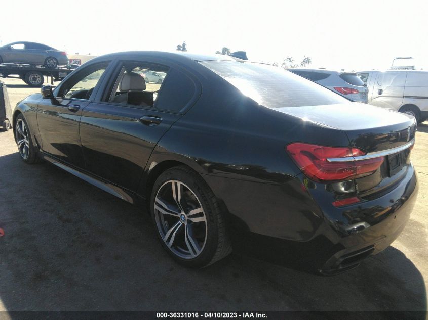 2016 BMW 7 SERIES 750I - WBA7F0C59GGM20391