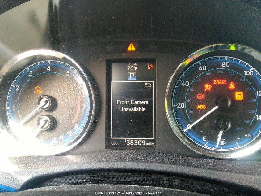 2019 TOYOTA COROLLA L/LE/SE/XLE/XSE - 2T1BURHE3KC199863
