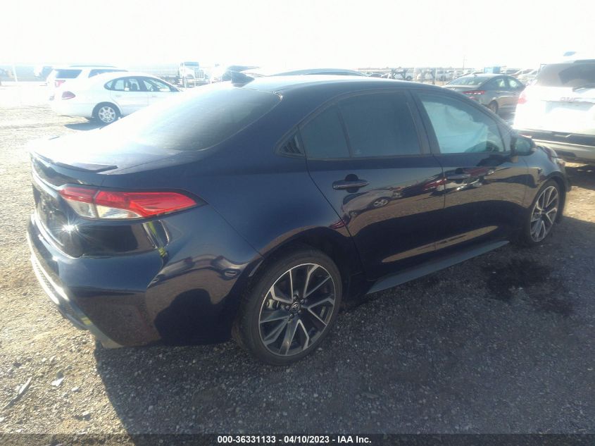 2020 TOYOTA COROLLA SE/NIGHTSHADE - 5YFS4RCE7LP038456