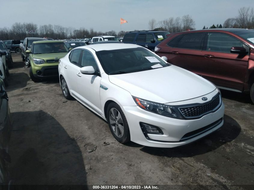 2015 KIA OPTIMA HYBRID EX - KNAGN4AD9F5079864