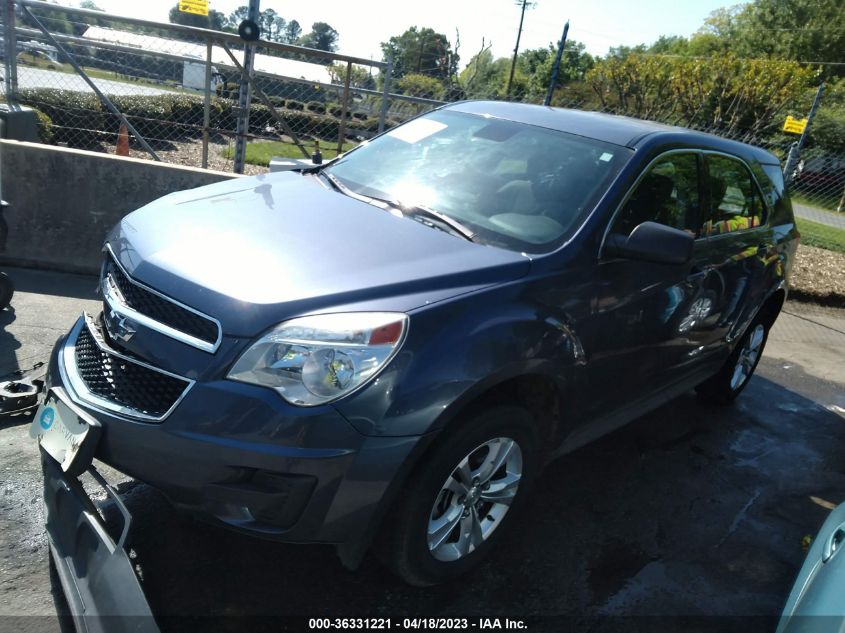 2013 CHEVROLET EQUINOX LS - 2GNALBEK4D6315180