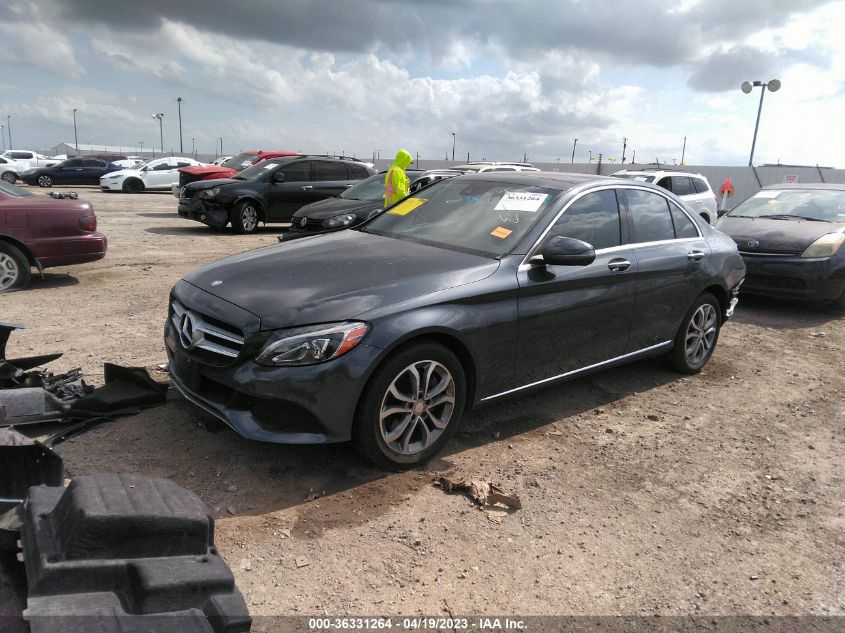 WDDWF4KB0GR151351 2016 MERCEDES-BENZ C-CLASS, photo no. 2