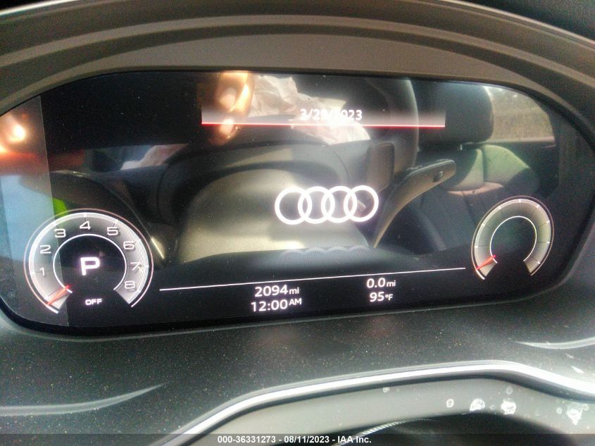 2023 AUDI Q5 SPORTBACK S LINE PREMIUM PLUS WA15AAFY1P2065390