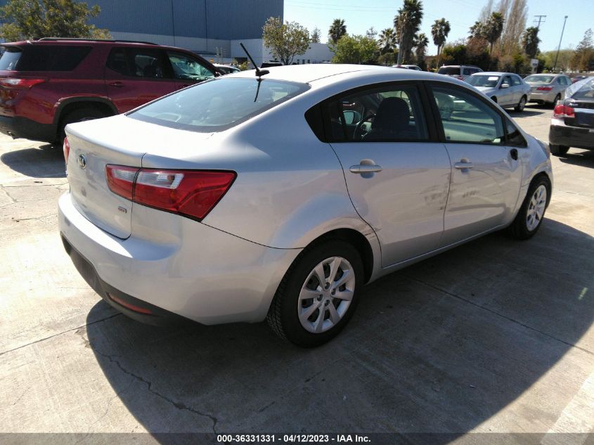 2014 KIA RIO LX - KNADM4A38E6376260