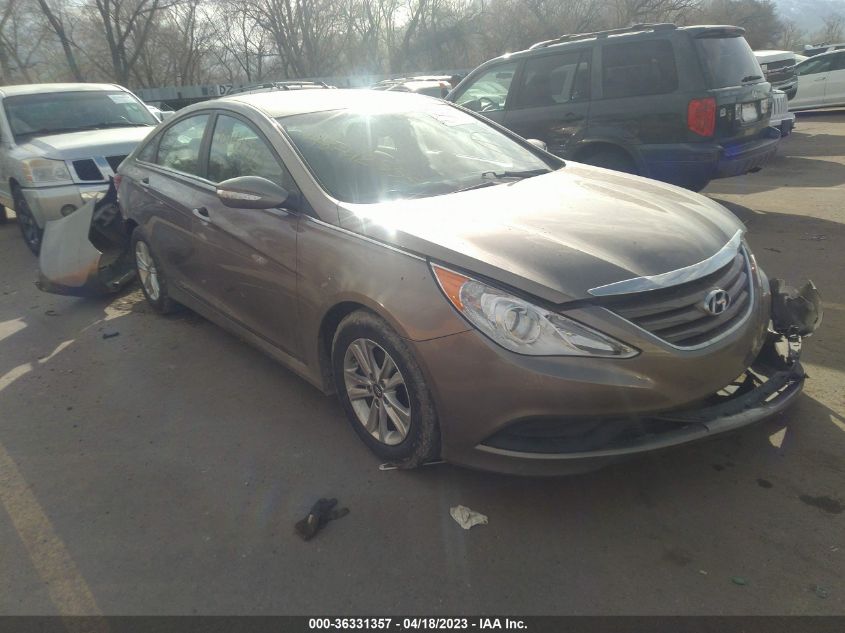 2014 HYUNDAI SONATA GLS - 5NPEB4AC1EH910850