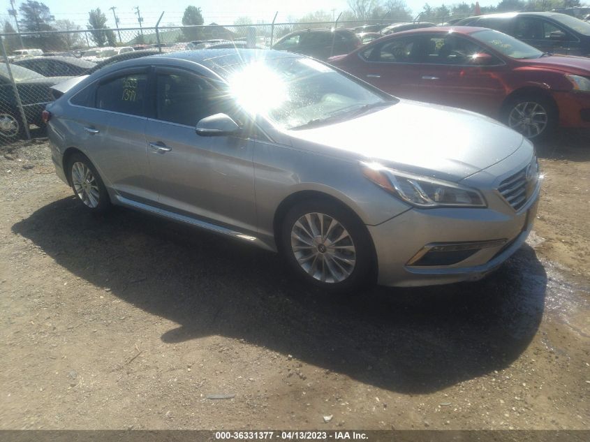 2015 HYUNDAI SONATA 2.4L LIMITED - 5NPE34AF3FH250612