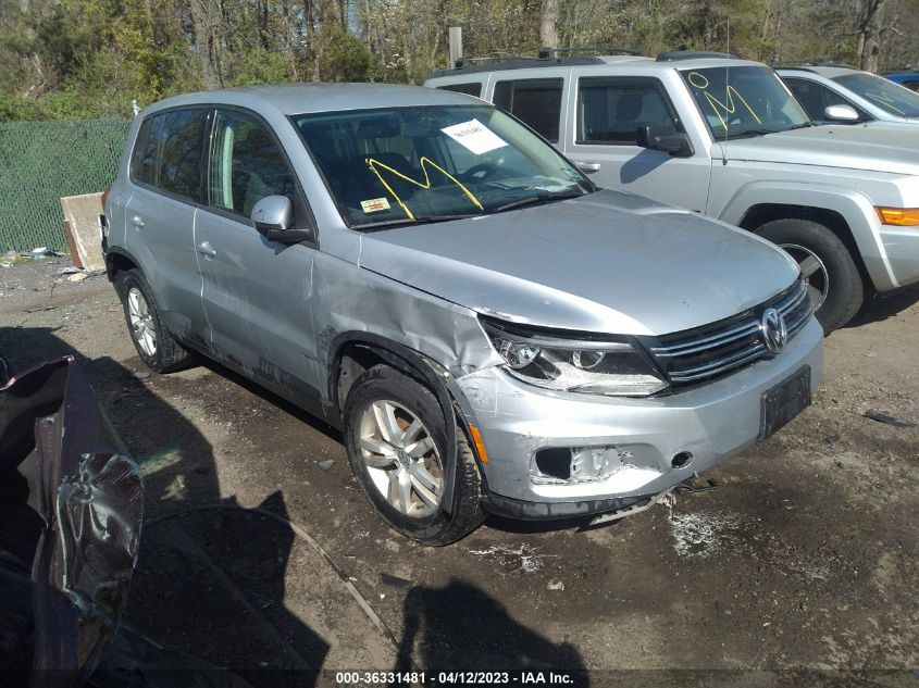 2013 VOLKSWAGEN TIGUAN S - WVGAV3AX5DW623745