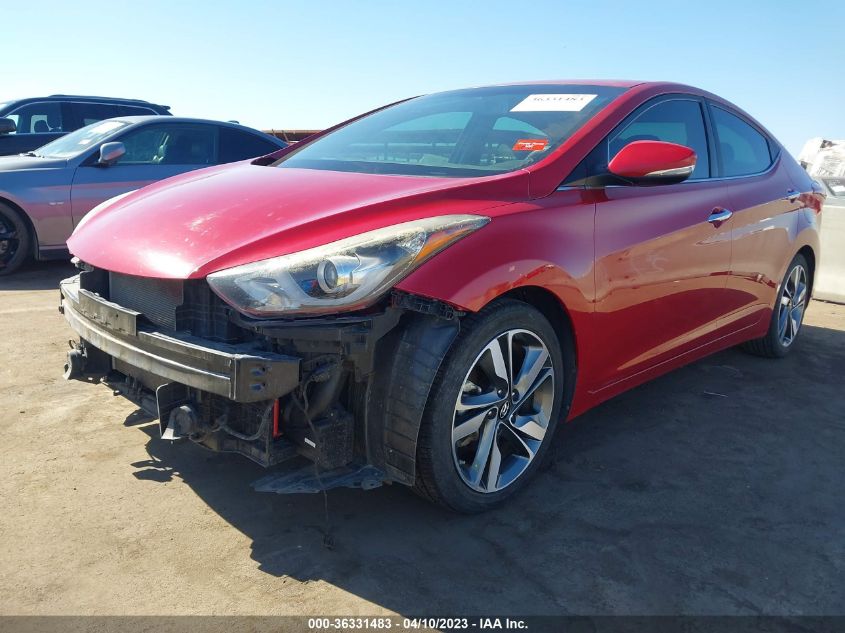 2015 HYUNDAI ELANTRA LIMITED - KMHDH4AE7FU359788