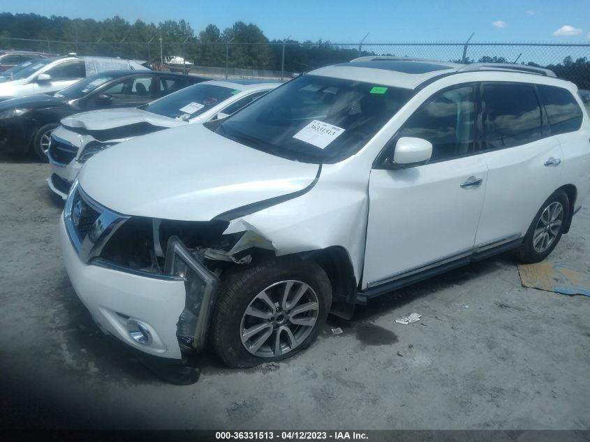 2015 NISSAN PATHFINDER SL - 5N1AR2MN7FC684575