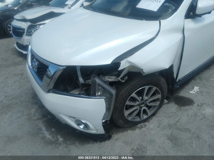 2015 NISSAN PATHFINDER SL - 5N1AR2MN7FC684575