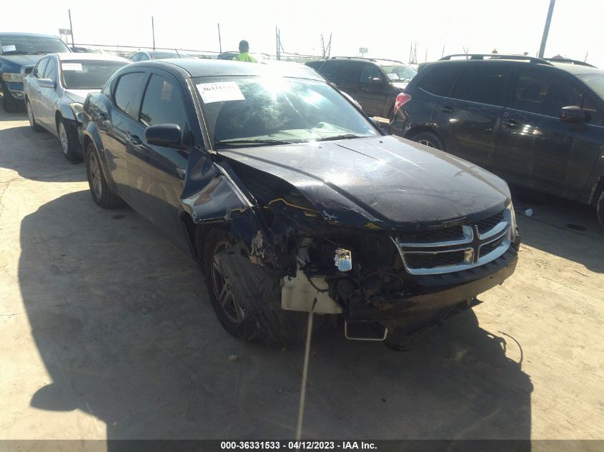2013 DODGE AVENGER SXT - 1C3CDZCG7DN583727