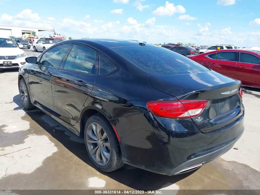 2015 CHRYSLER 200 S - 1C3CCCBB4FN720955
