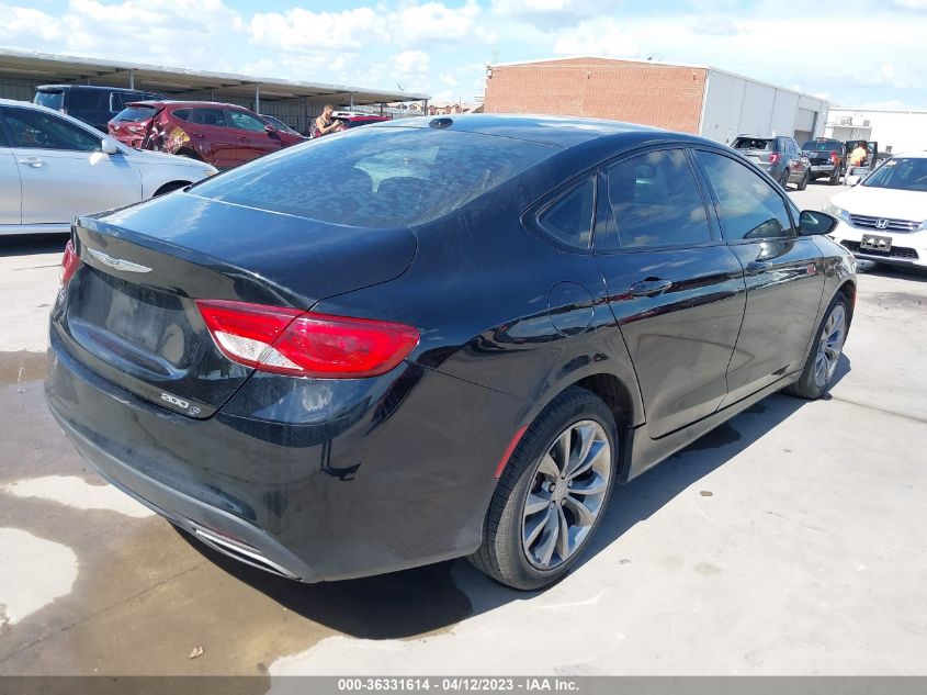 2015 CHRYSLER 200 S - 1C3CCCBB4FN720955