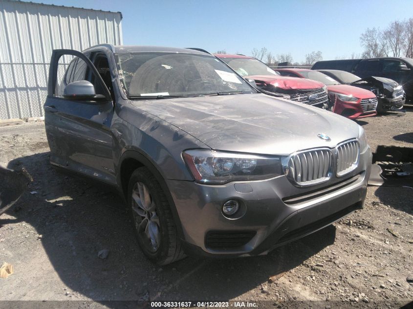 2016 BMW X3 XDRIVE28I - 5UXWX9C57G0D93783