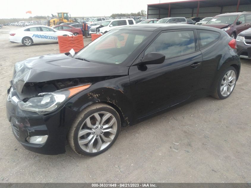 2013 HYUNDAI VELOSTER W/GRAY INT - KMHTC6AD1DU086826