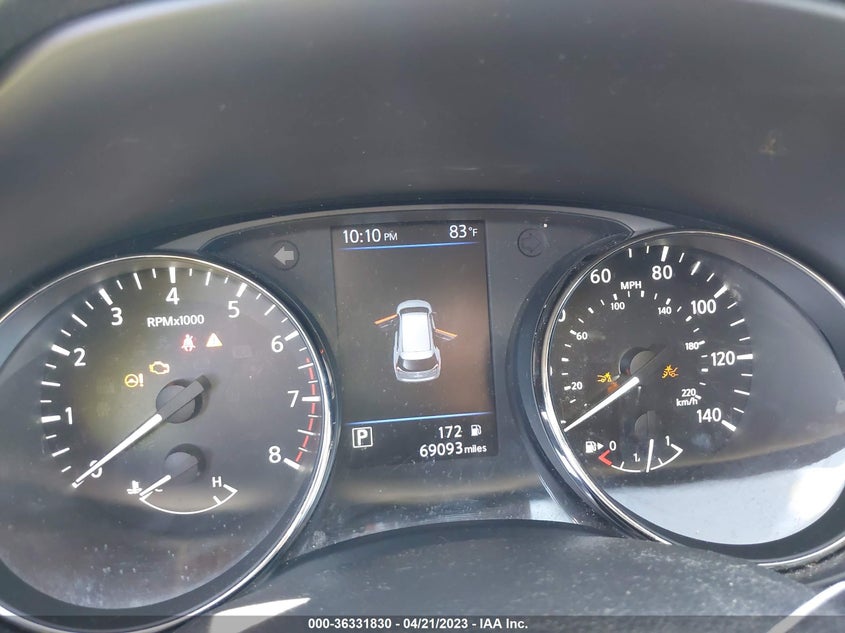 VIN KNMAT2MV2KP552834 2019 NISSAN ROGUE SV