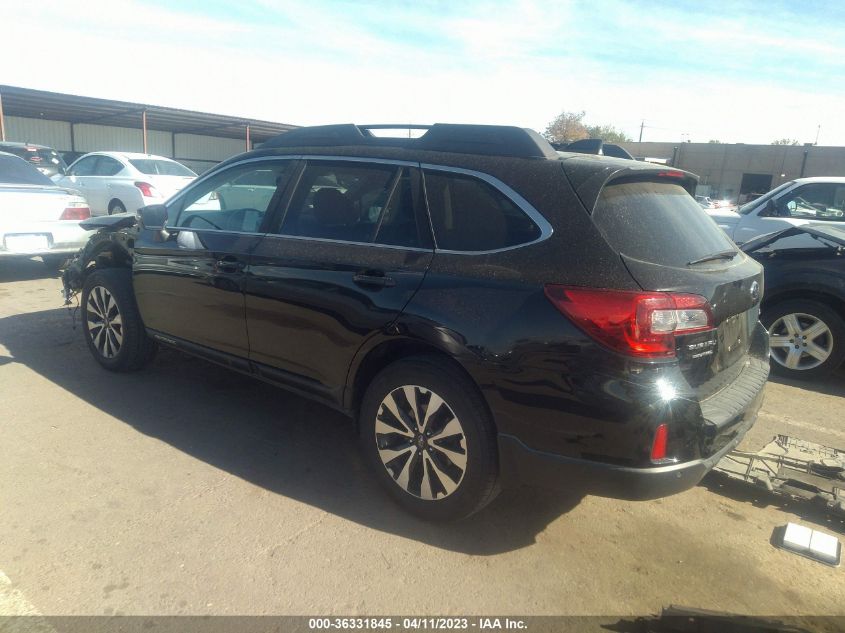 2017 SUBARU OUTBACK LIMITED - 4S4BSANC8H3438962