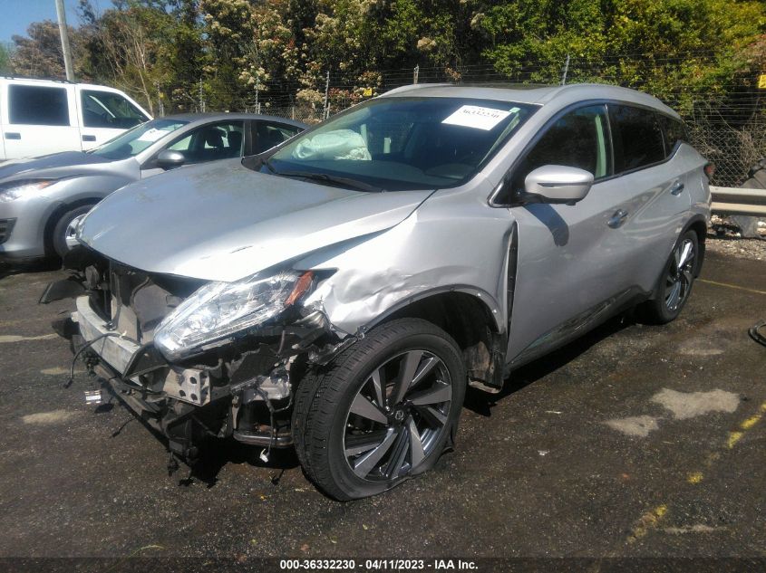 2017 NISSAN MURANO PLATINUM - 5N1AZ2MH7HN179363