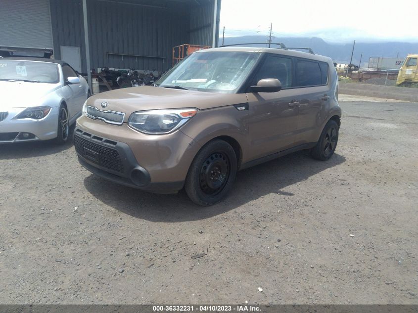 2014 KIA SOUL BASE - KNDJN2A24E7056863