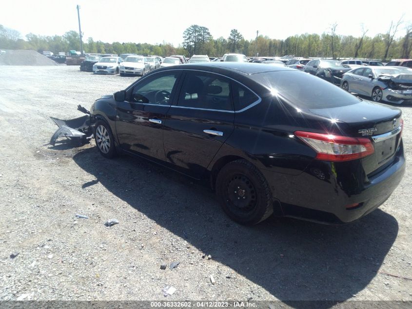 2013 NISSAN SENTRA S - 3N1AB7AP4DL790613